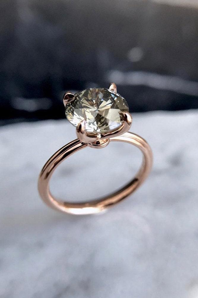 rose gold engagement rings round engagement rings diamond engagement rings beautiful rings solitaire rings