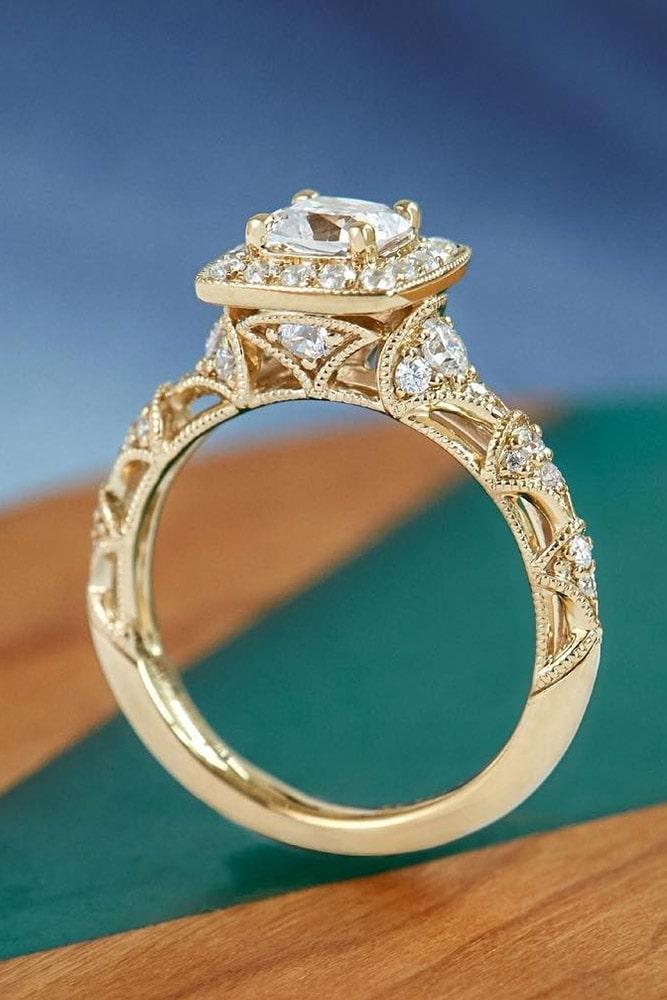 rose gold unique engagement rings beautiful engagement rings diamond engagement rings halo engagement rings