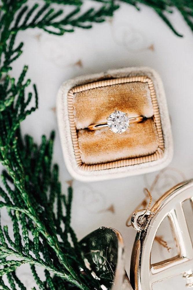 simple engagement rings solitaire engagement rings round rings classic rings