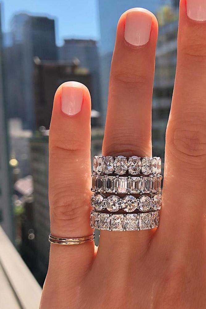white gold engagement ring wedding ring sets wedding bands diamond wedding bands