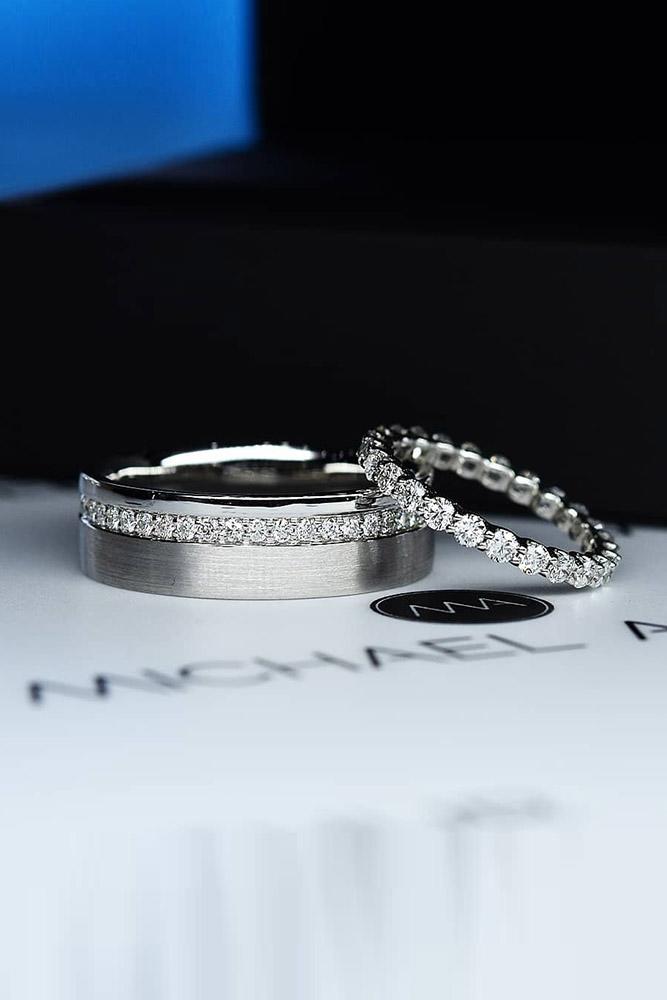 white gold engagement ring wedding ring sets wedding bands diamond wedding bands wedding ring sets