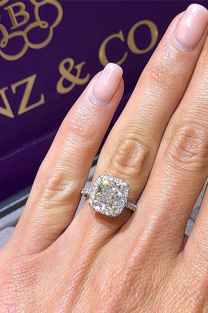 white gold engagement rings diamond engagement rings cushion cut engagement rings halo engagement rings best rings