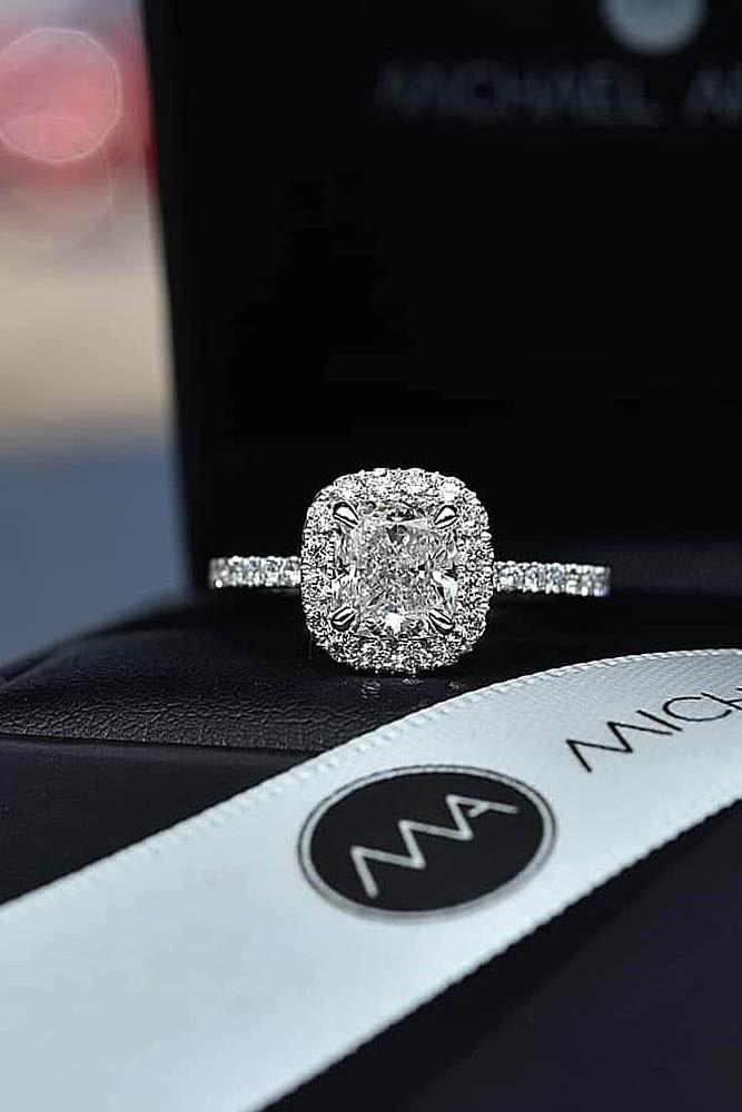 white gold engagement rings diamond engagement rings cushion cut engagement rings halo engagement rings best rings