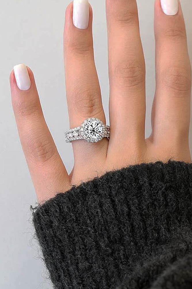 white gold engagement rings diamond engagement rings round cut engagement rings halo engagement rings best rings