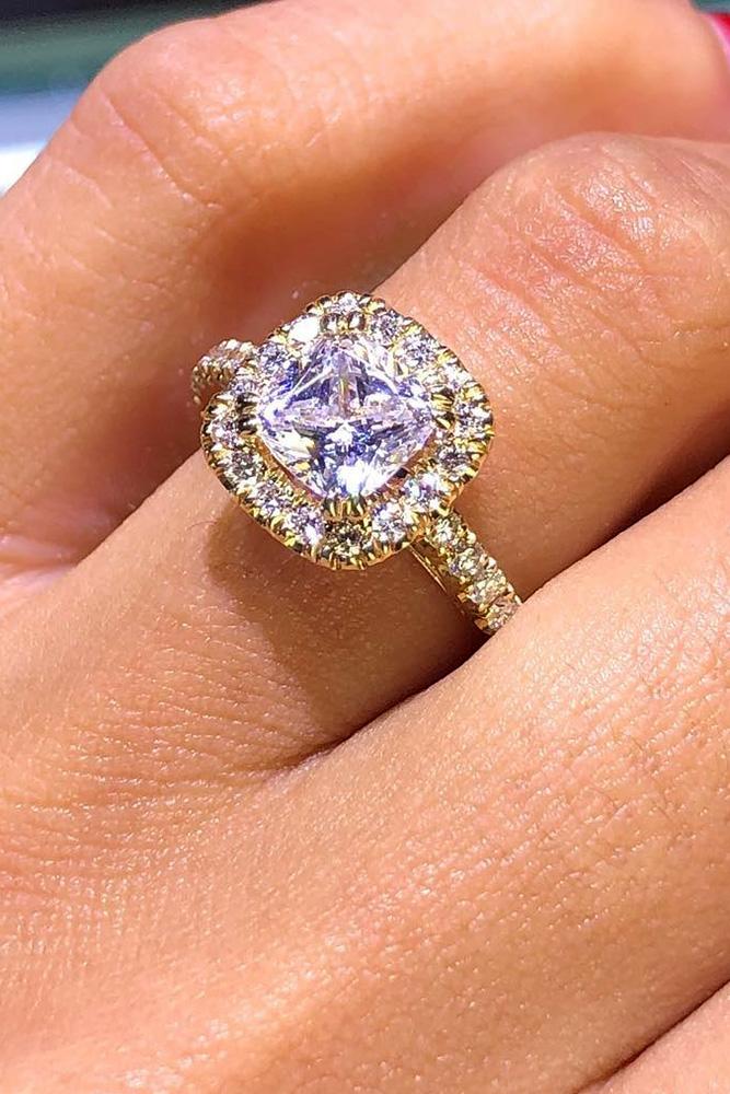 best rose gold engagement rings diamond engagement rings halo engagement rings cushion cut diamond rings beautiful engagement rings