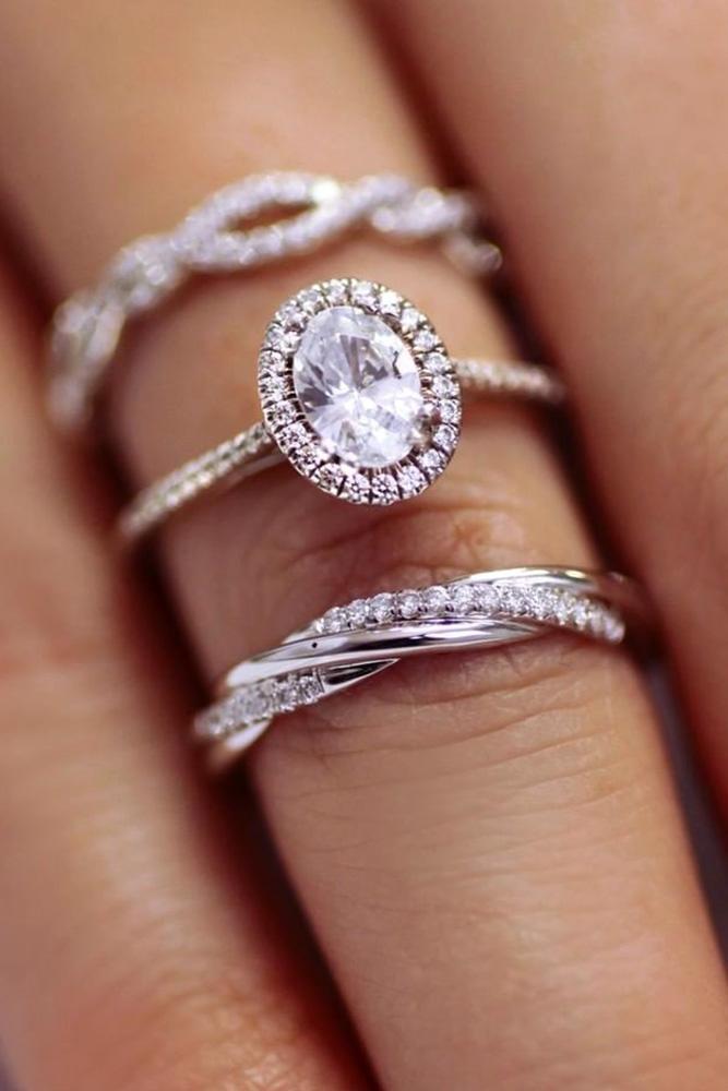 bridal sets oval cut engagement rings diamond engagement rings wedding ring sets wedding rings white gold engagement rings halo rings