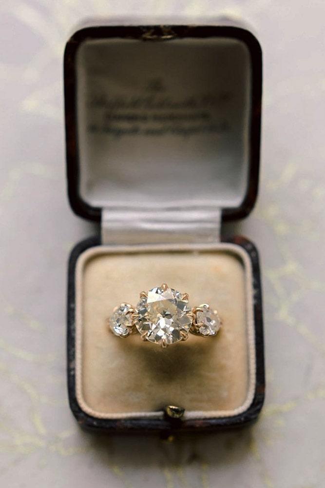 diamond engagement rings three stone engagement rings ring boxes yellow gold engagement rings