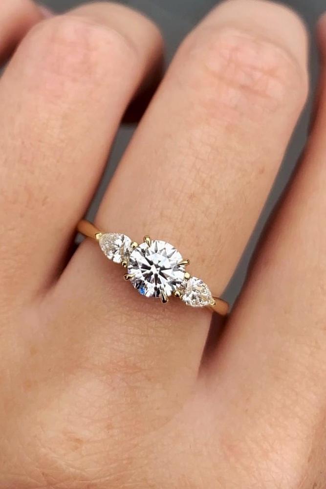 diamond engagement rings three stone engagement rings rose gold engagement rings round cut engagement rings beautiful engagement rings best rings