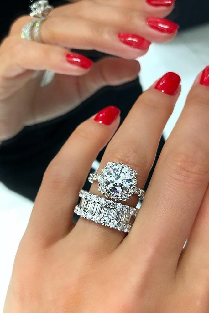 diamond engagement rings wedding ring sets white gold engagement rings halo rings