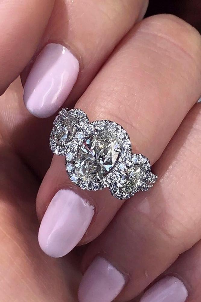 diamond engagement rings white gold engagement rings halo engagement rings oval cut engagement rings three stone engagement rings