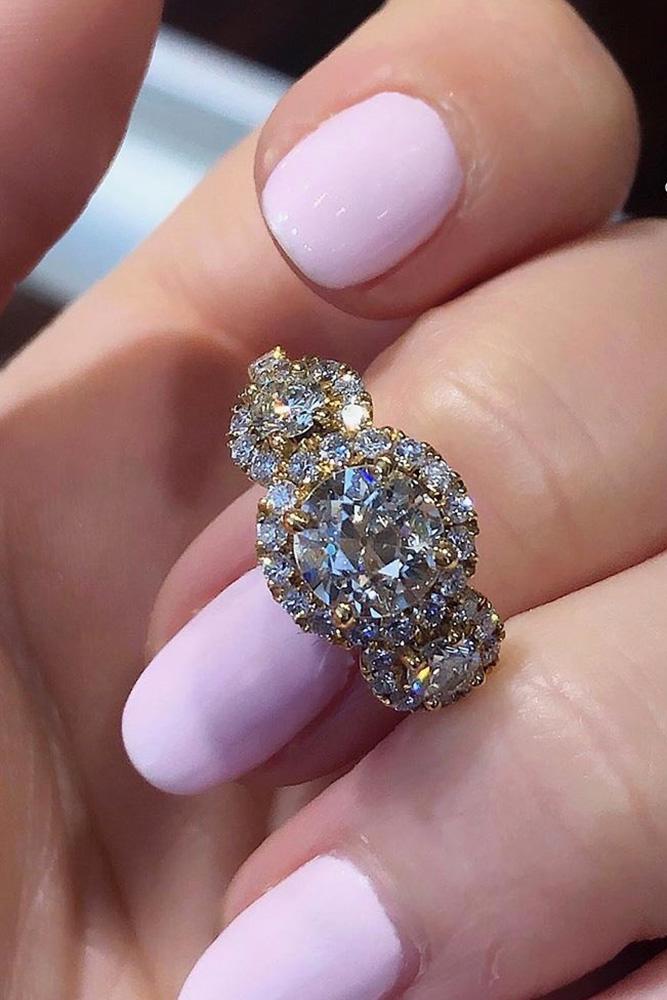 diamond engagement rings white gold engagement rings halo engagement rings round cut engagement rings three stone engagement rings