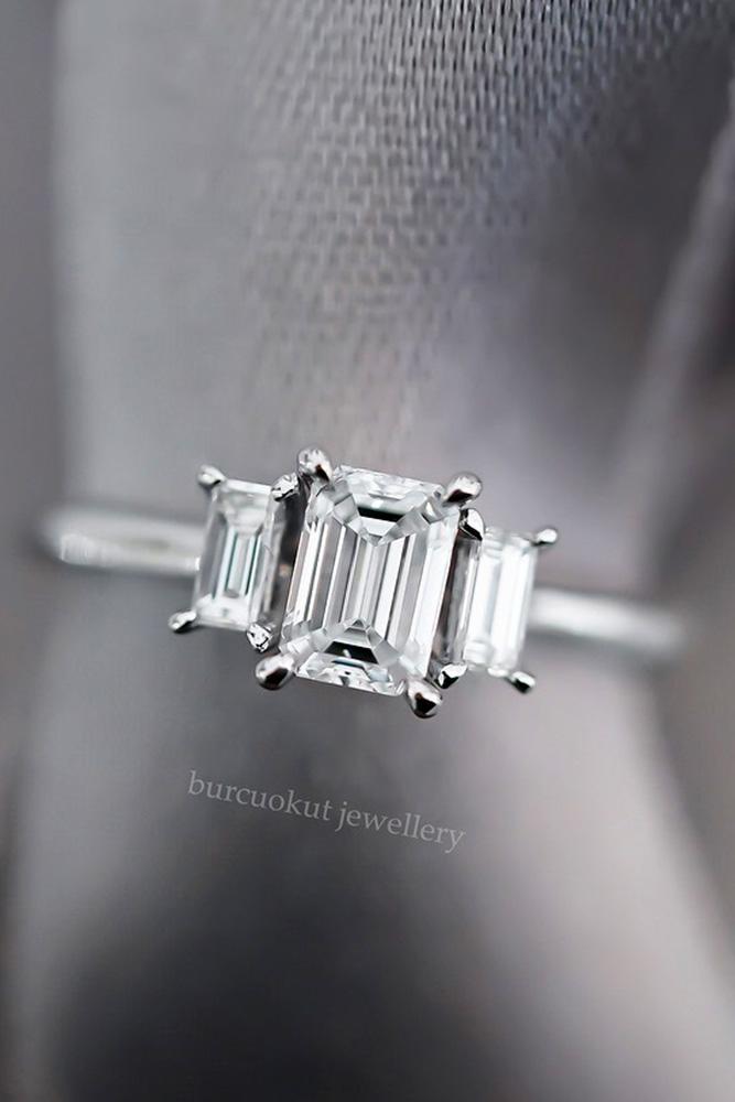 emerald engagement rings white gold engagement rings three stone engagement rings diamond engagement rings