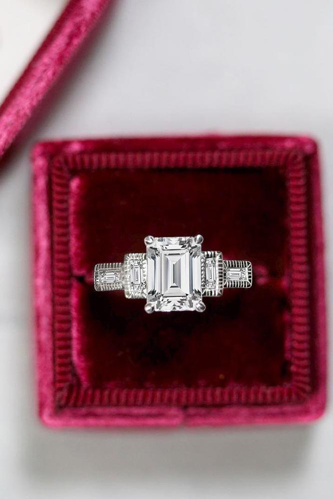 emerald engagement rings white gold engagement rings three stone engagement rings diamond engagement rings