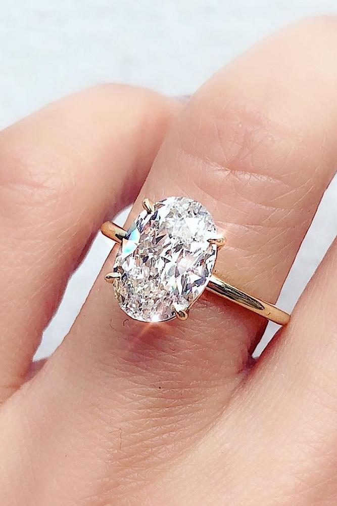 oval engagement rings rose gold engagement rings simple engagement rings diamond engagement rings