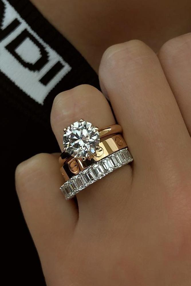 rose gold engagement rings unique wedding rings diamond engagement rings round diamond engagement rings best rings