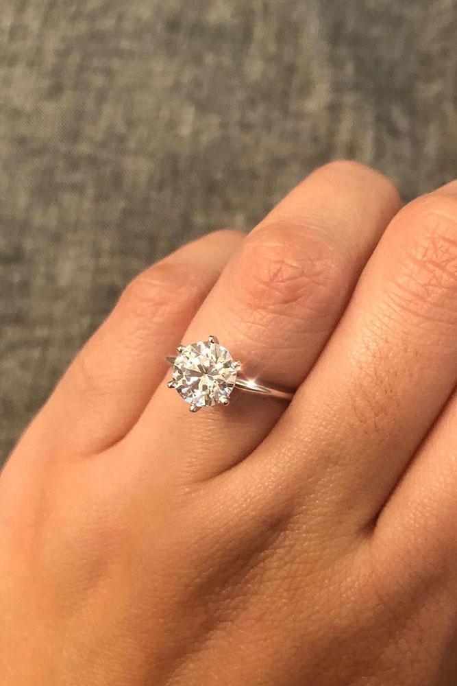 round engagement rings simple engagement rings white gold engagement rings diamond rings