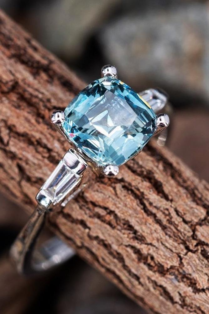 sapphire engagement rings cushion cut engagement rings white gold engagement rings beautiful engagement rings