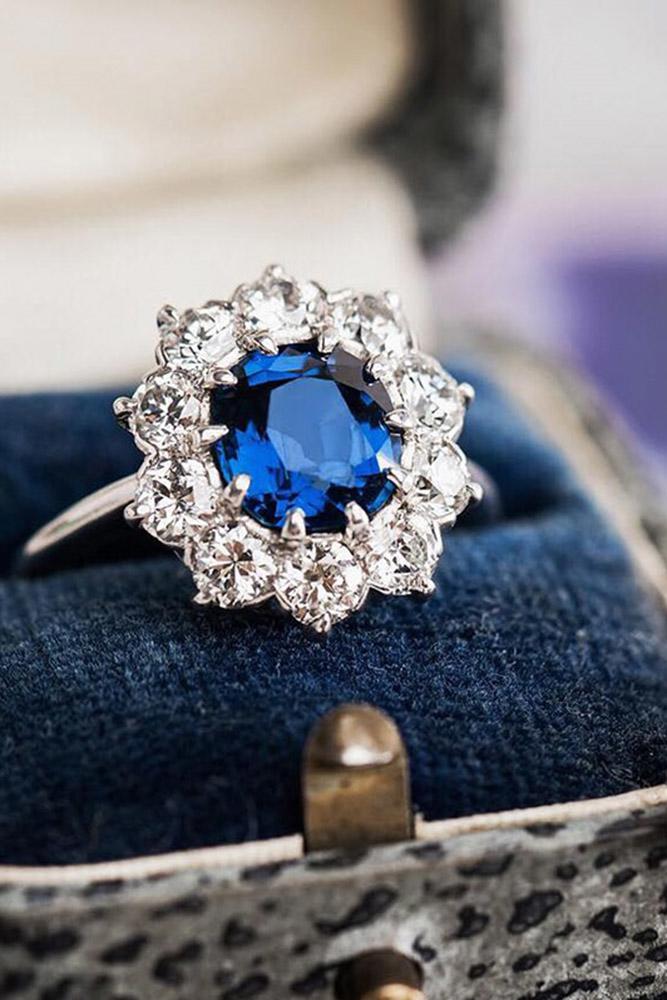 sapphire engagement rings oval cut sapphire engagement rings white gold engagement rings halo rings