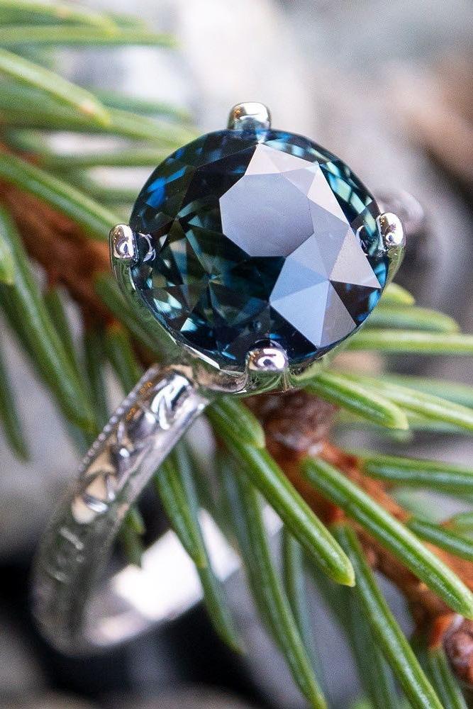 sapphire engagement rings white gold engagement rings solitaire engagement rings round engagement rings