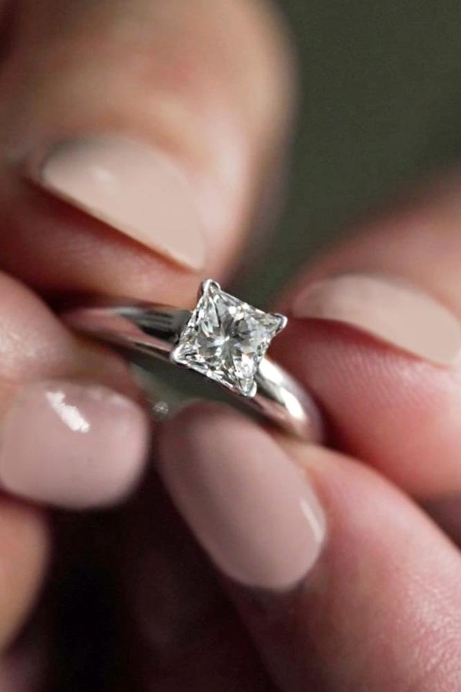simple engagement rings white gold engagement rings princess cut engagement rings classic enagagement rings beautiful engagement rings