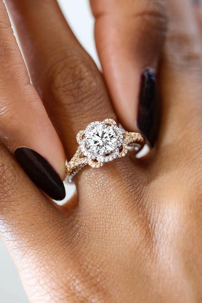 unique engagement rings round diamond engagement rings rose gold engagement rings beautiful engagement rings
