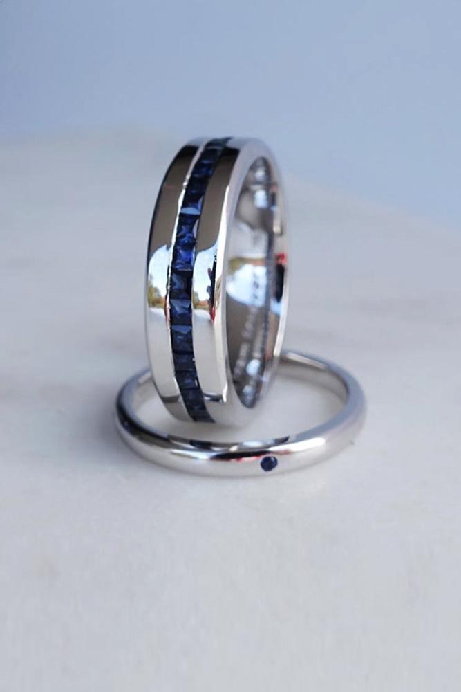 unique wedding rings wedding bands white gold wedding bands gemstone wedding bands for him and for her