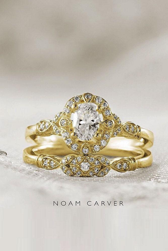 wedding ring sets yellow gold wedding ring sets oval cut engagement rings diamond rings classic bridal sets