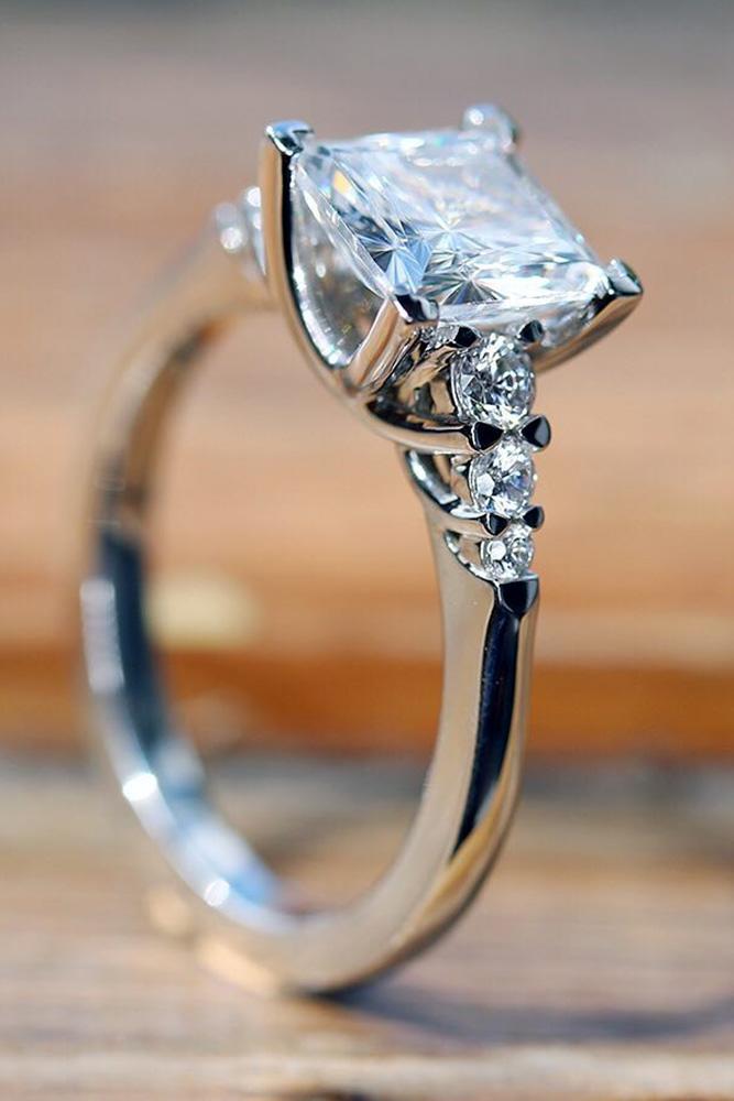 white gold engagement rings diamond engagement rings princess cut engagement rings diamond engagement rings unique rings