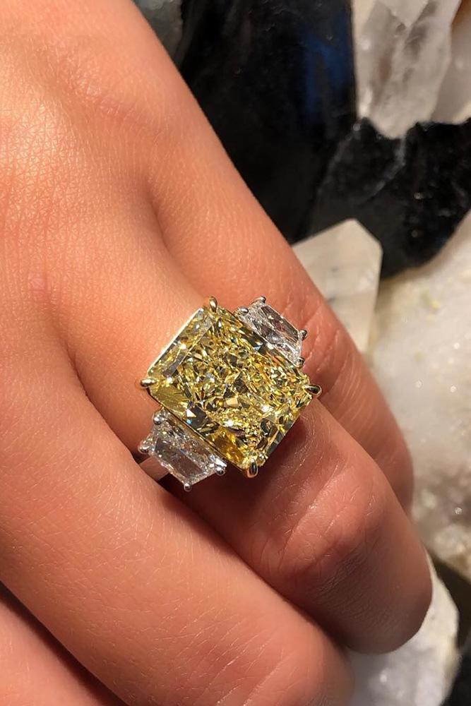 white gold engagement rings emerald cut engagement rings three stone engagement rings yellow diamond engagement rings best rings