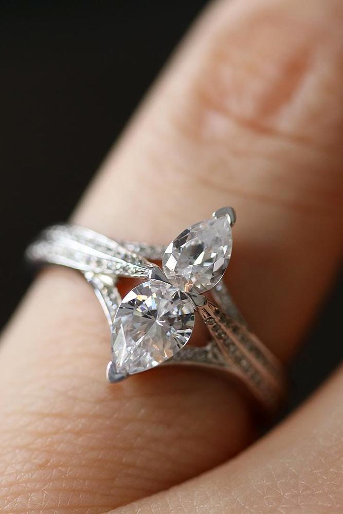 white gold engagement rings pear shaped engagement rings diamond engagement rings unique engagement rings