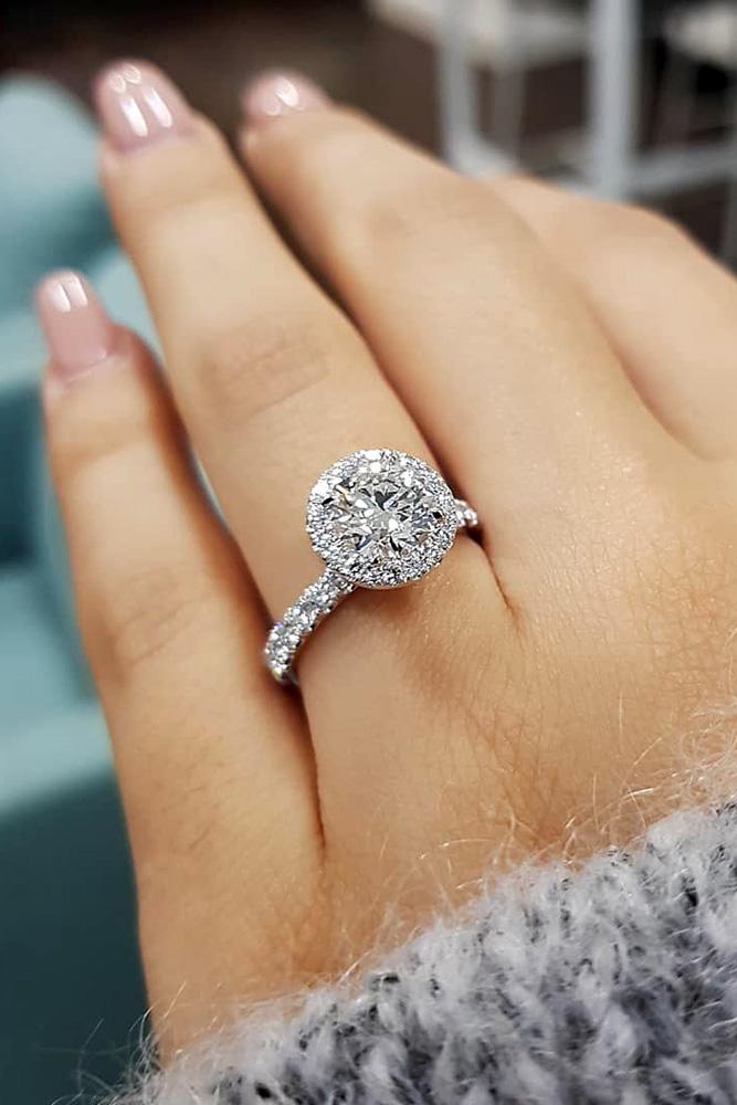 white gold engagement rings round diamond engagement rings diamond engagement rings halo engagement rings