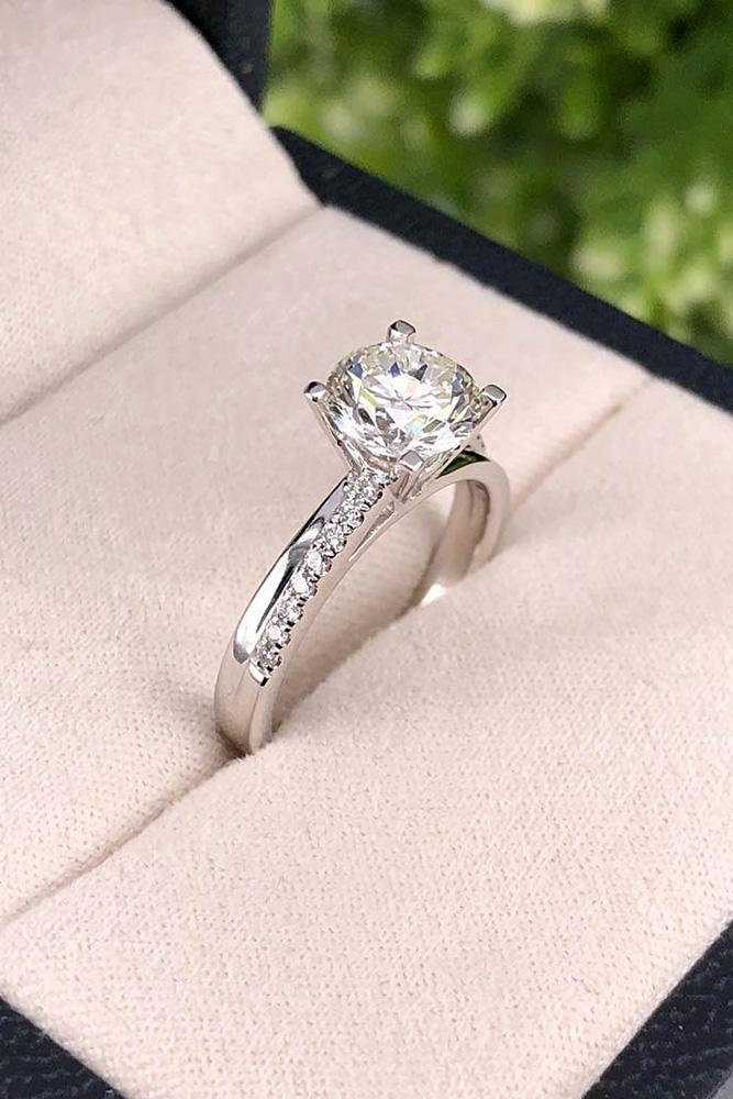 white gold engagement rings solitaire engagement rings diamond engagement rings ring boxes