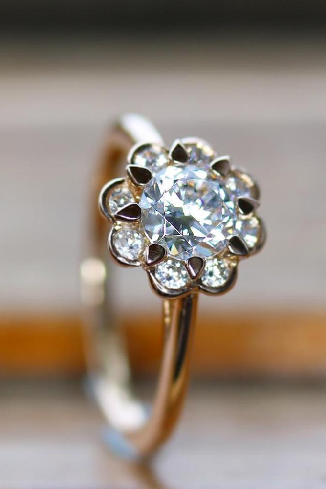 white gold engagement ring unique engagement rings diamond engagement rings round engagement rings split shank best rings