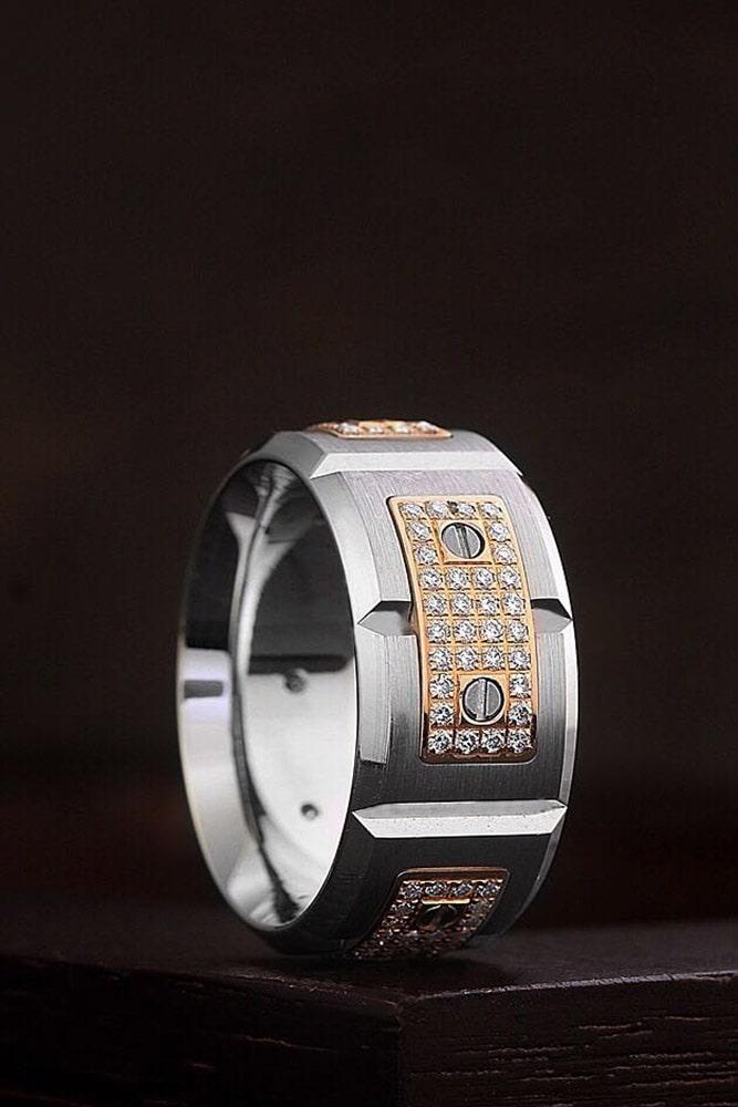 mens wedding bands unique wedding rings two tone engagement rings beautiful wedding bands white gold wedding bands for him