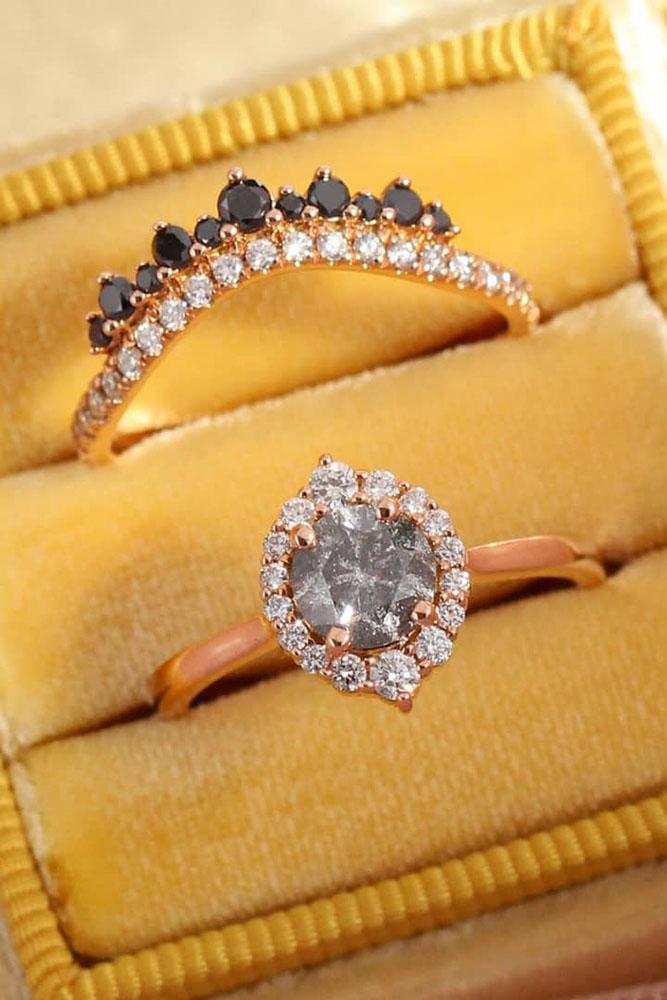 black diamond engagement rings wedding ring sets bridal sets unique wedding rings rose gold engagement rings round diamond engagement rings