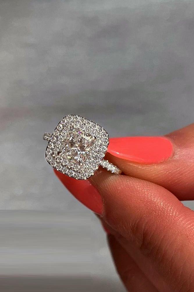 diamond engagement rings double halo engagement rings round diamond engagement rings white gold engagement rings