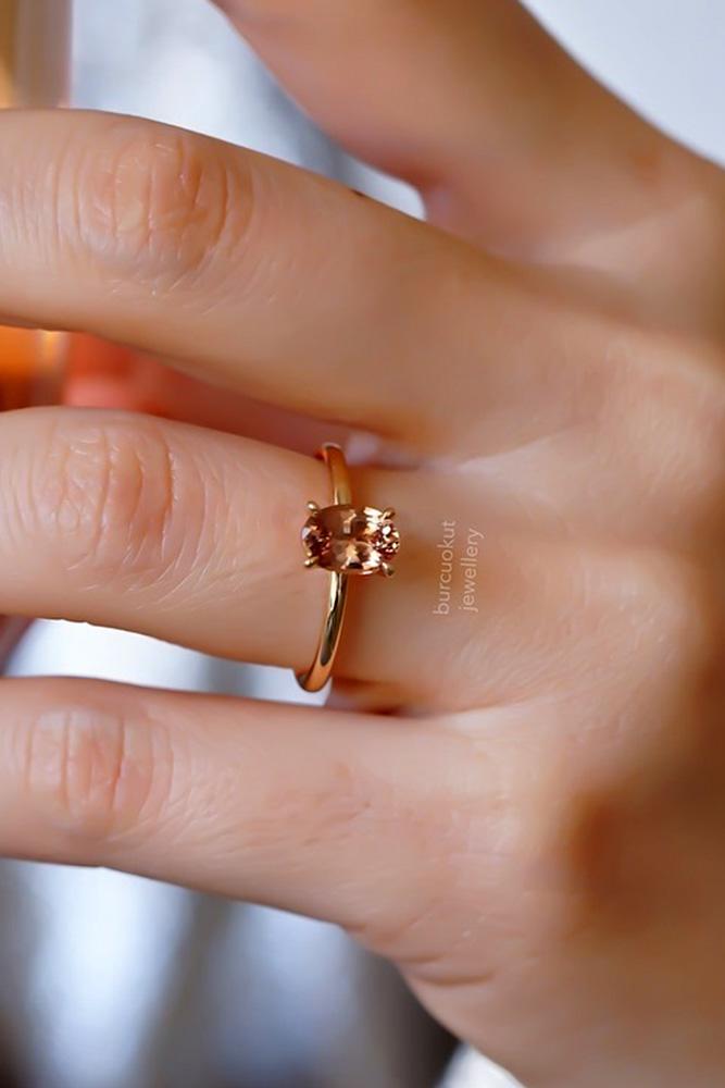 rose gold engagement rings simple engagement rings gemstone engagement rings classic rings