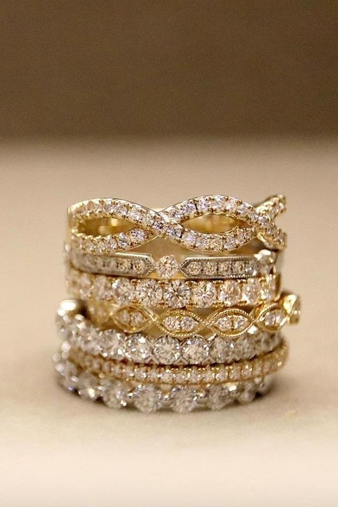 unique wedding rings diamond wedding bands rose gold wedding rings round diamond wedding bands