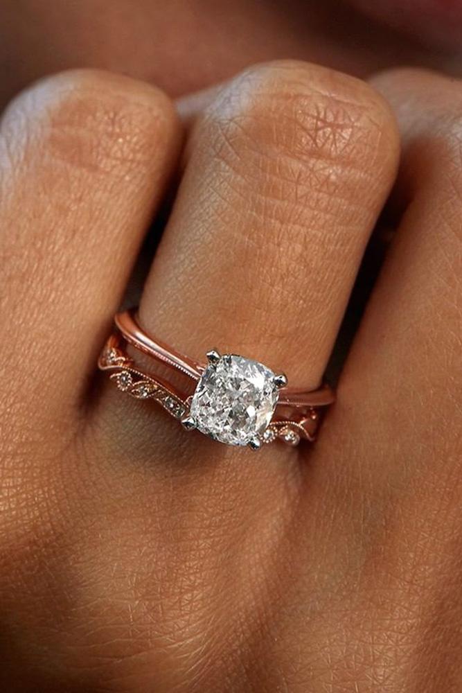 unique wedding rings unique engagement rings diamond engagement rings rose gold engagement rings round cut engagement rings