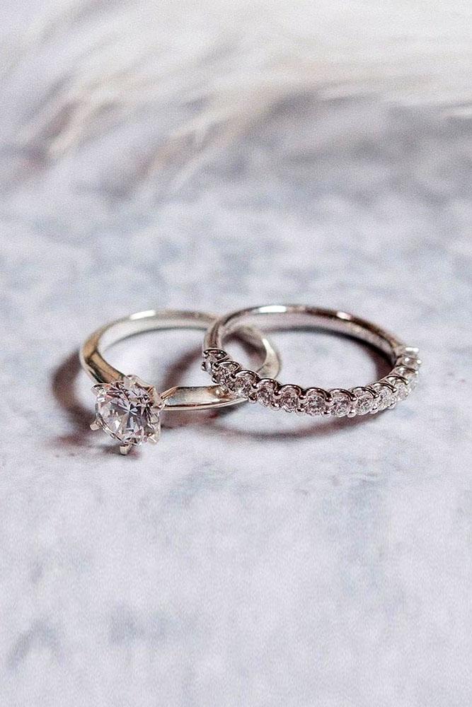 diamond engagement rings round cut diamond engagement rings white gold engagement rings wedding ring sets bridal sets