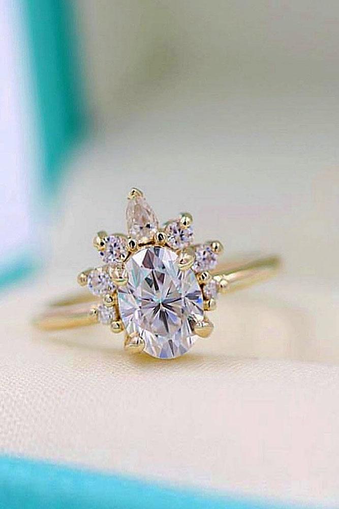 oval engagement rings rose gold enaggement rings moissanite engagement rings unique engagement rings