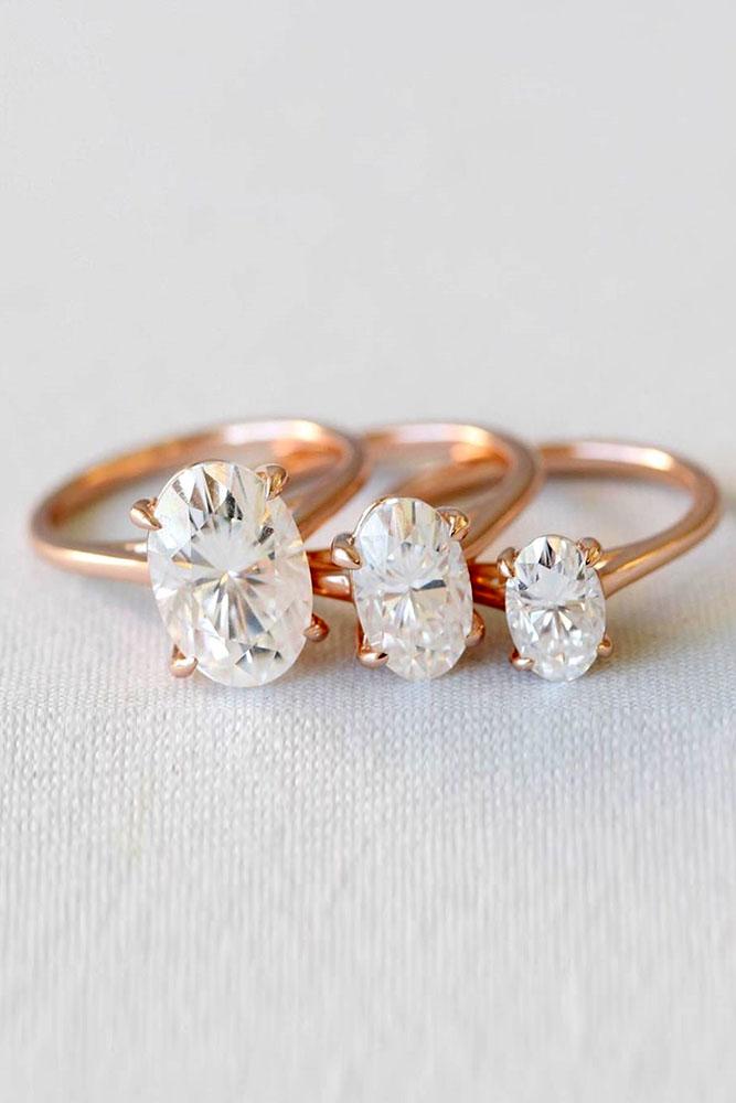 rose gold engagement rings diamond engagement rings oval cut engagement rings simple engagement rings solitaire engagement rings