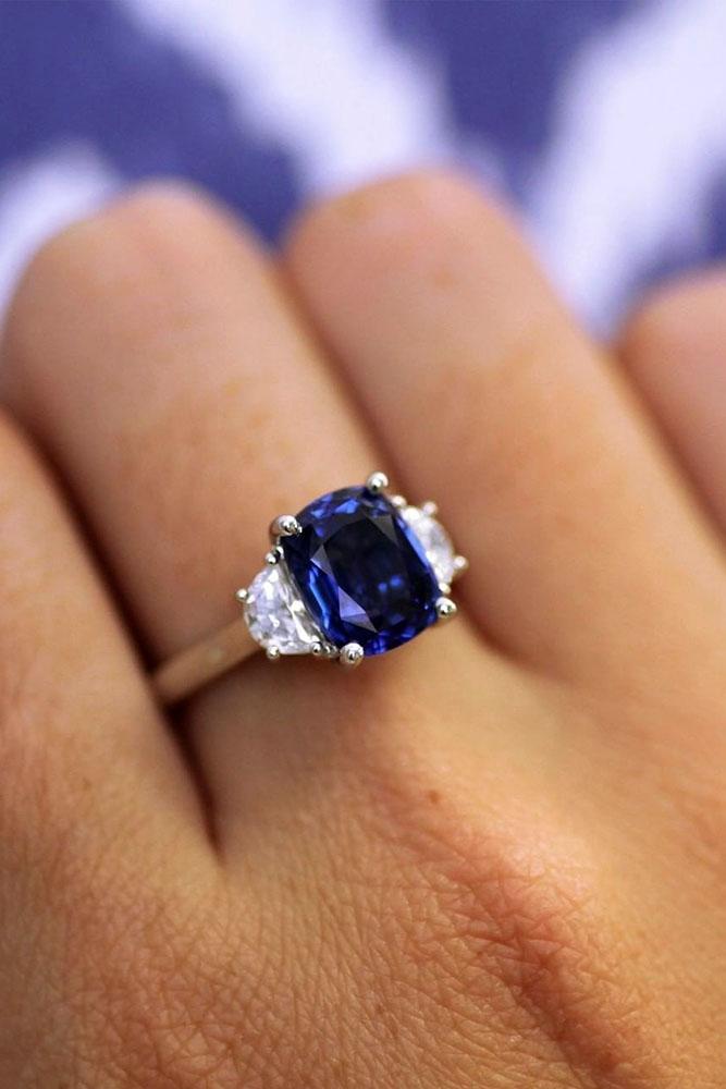 sapphire engagement rings three stone engagement rings diamond engagement rings white gold engagement rings