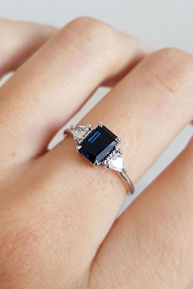 sapphire engagement rings three stone engagement rings diamond engagement rings white gold engagement rings