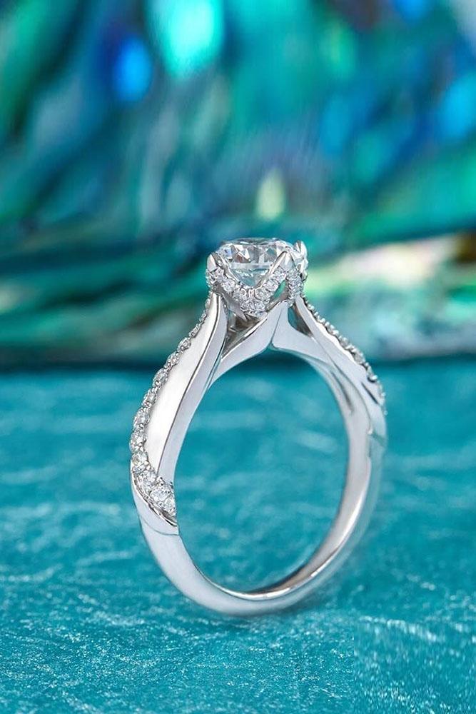 white gold engagement rings diamond engagement rings unique engagement rings round engagement rings best rings