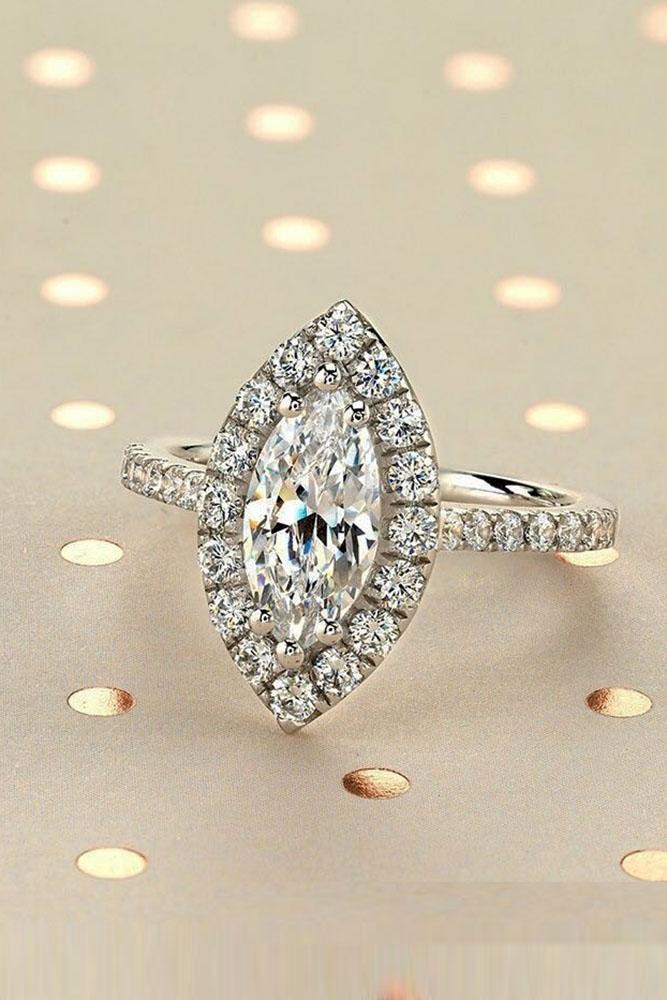 white gold engagement rings marquise cut engagement rings diamond halo engagement rings beautiful engagement rings unique rings