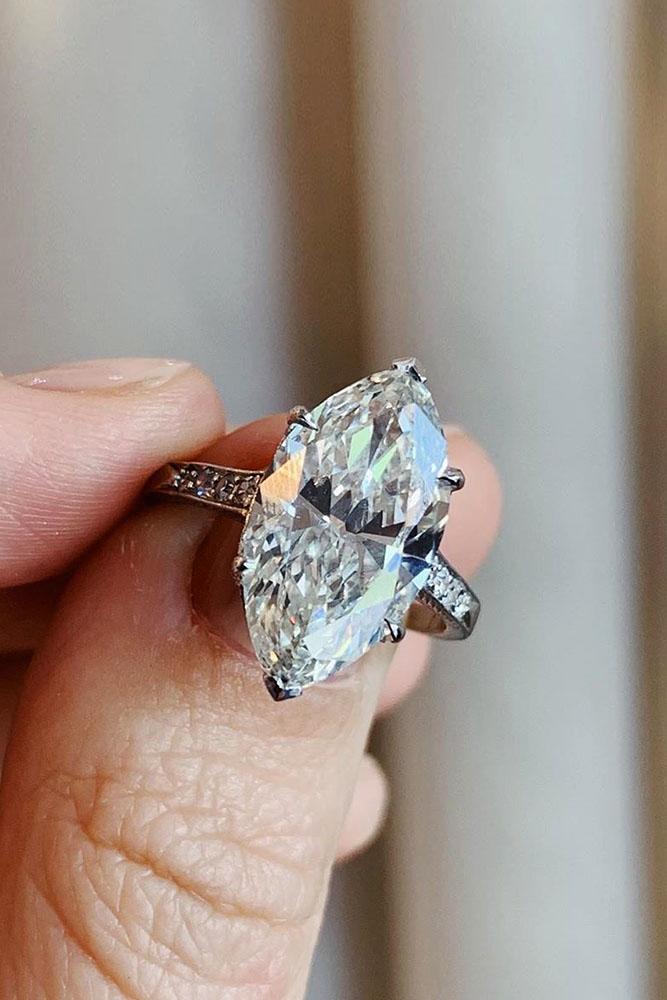 white gold engagement rings marquise cut engagement rings simple engagement rings solitaire engagement rings classic rings