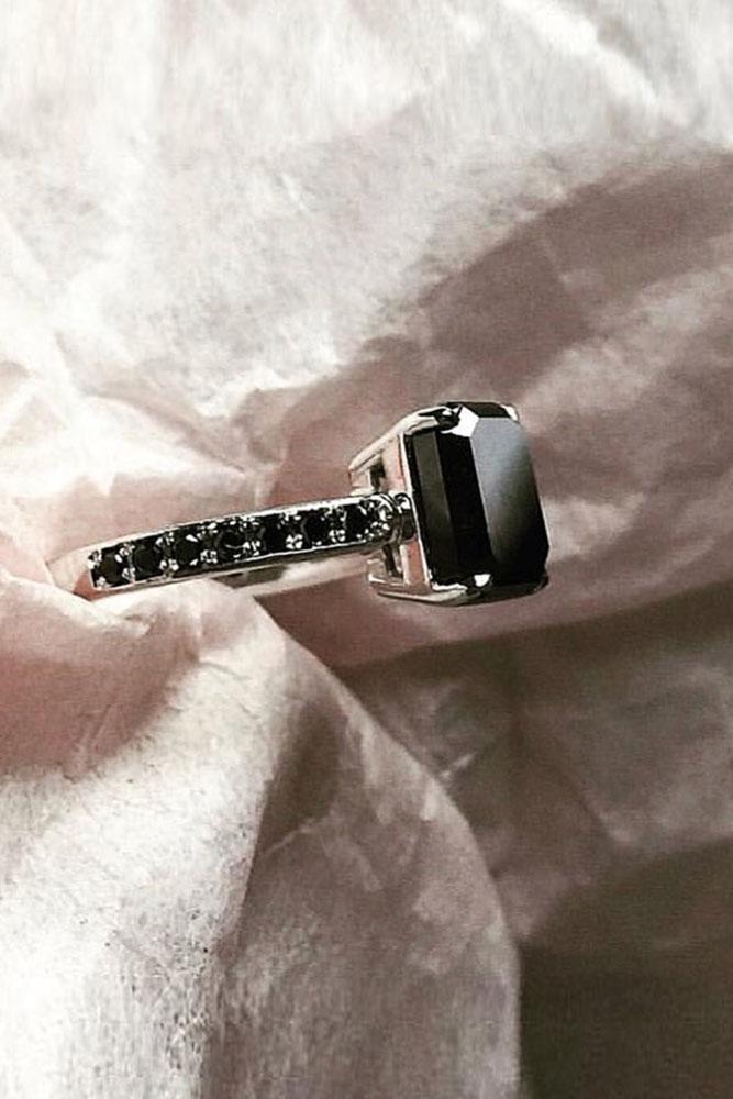 black diamond engagement rings white gold engagement ring solitaire engagement rings simple engagement rings
