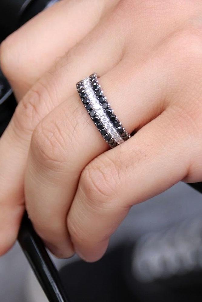 black diamond engagement rings white gold wedding bands unique wedding bands diamond engagement rings bridal sets