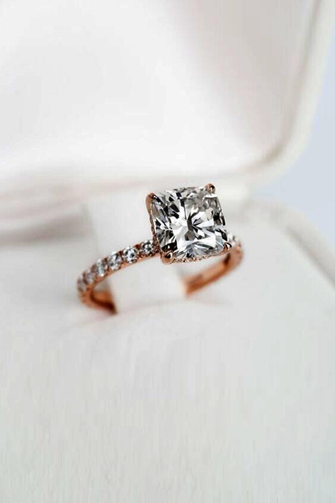 cute simple engagement rings